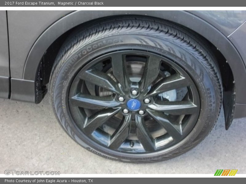 Magnetic / Charcoal Black 2017 Ford Escape Titanium