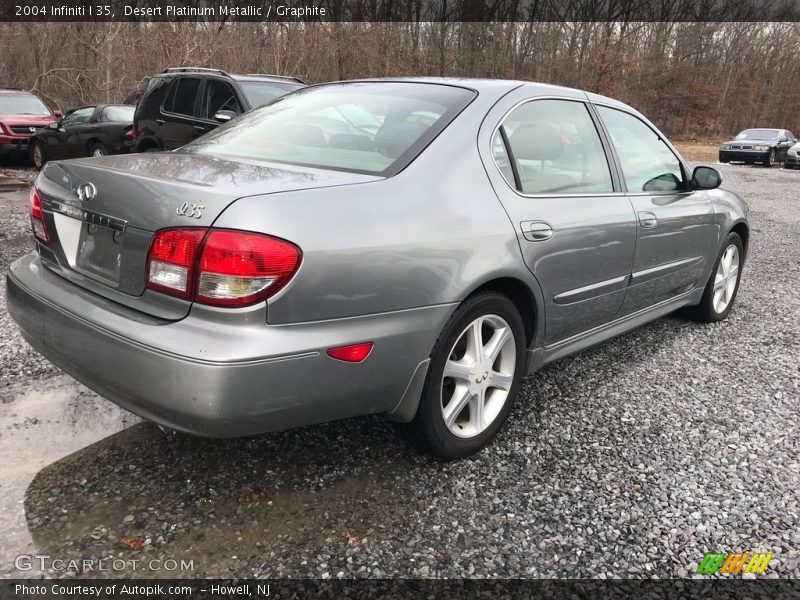 Desert Platinum Metallic / Graphite 2004 Infiniti I 35