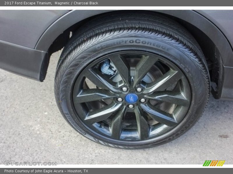 Magnetic / Charcoal Black 2017 Ford Escape Titanium