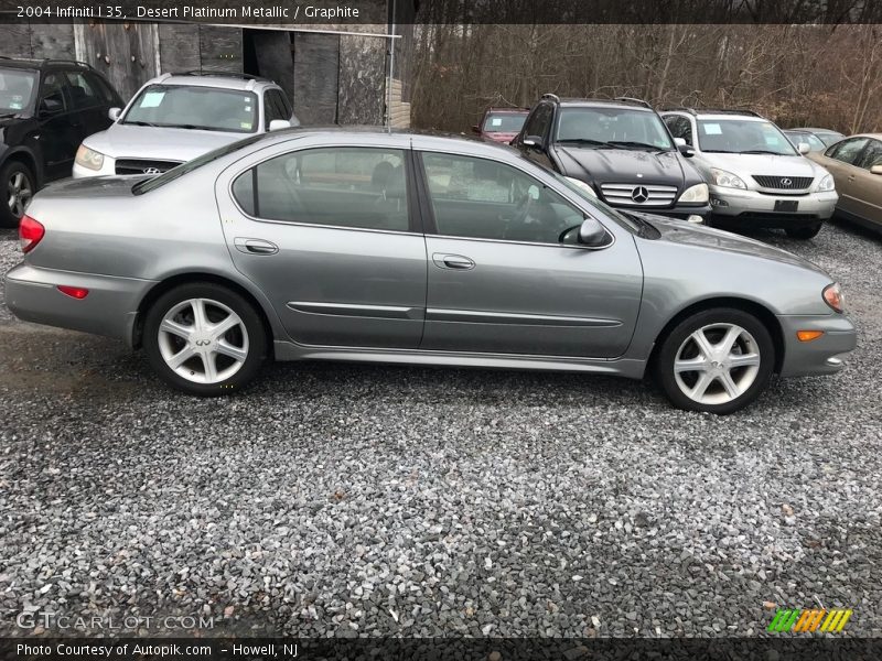 Desert Platinum Metallic / Graphite 2004 Infiniti I 35