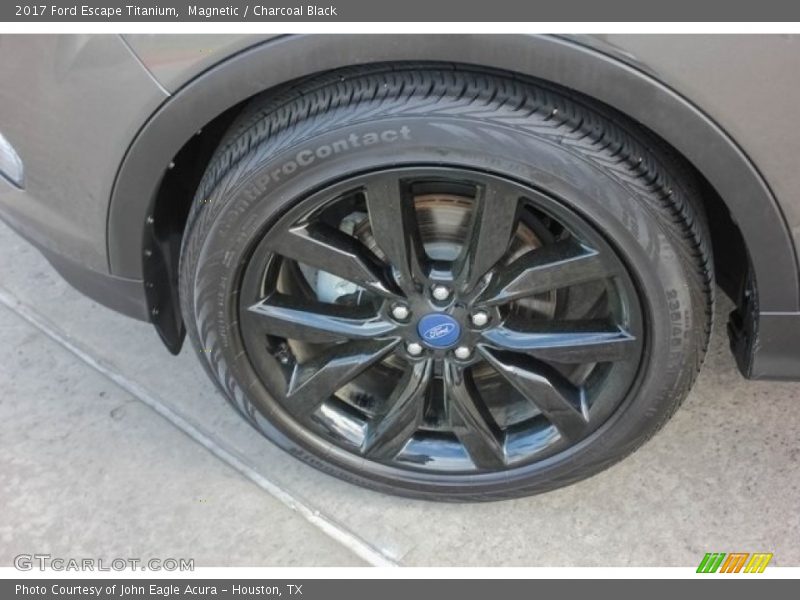 Magnetic / Charcoal Black 2017 Ford Escape Titanium