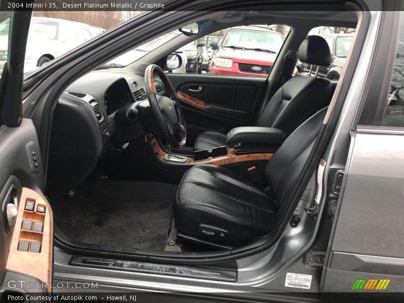 Desert Platinum Metallic / Graphite 2004 Infiniti I 35