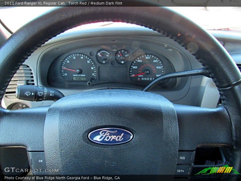 Torch Red / Medium Dark Flint 2011 Ford Ranger XL Regular Cab