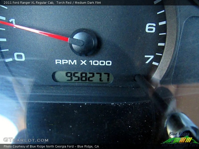 Torch Red / Medium Dark Flint 2011 Ford Ranger XL Regular Cab