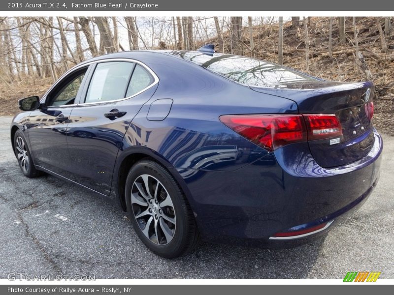 Fathom Blue Pearl / Graystone 2015 Acura TLX 2.4