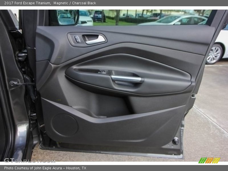 Magnetic / Charcoal Black 2017 Ford Escape Titanium