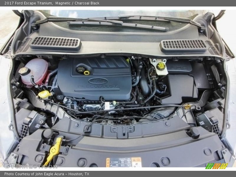 Magnetic / Charcoal Black 2017 Ford Escape Titanium