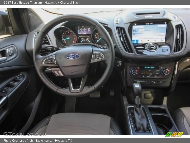 Magnetic / Charcoal Black 2017 Ford Escape Titanium