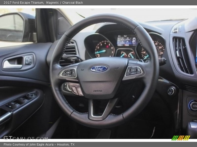 Magnetic / Charcoal Black 2017 Ford Escape Titanium