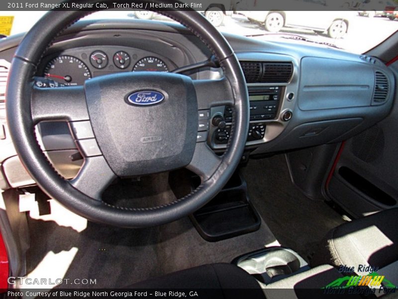 Torch Red / Medium Dark Flint 2011 Ford Ranger XL Regular Cab