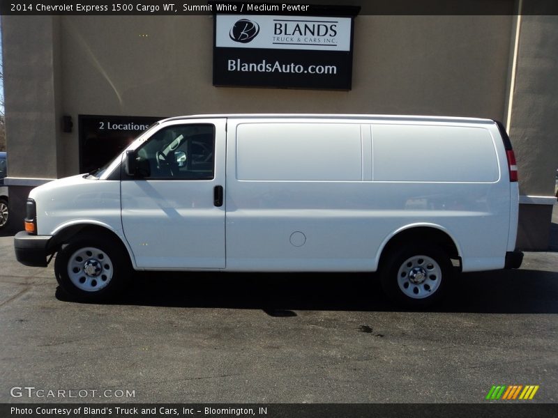 Summit White / Medium Pewter 2014 Chevrolet Express 1500 Cargo WT