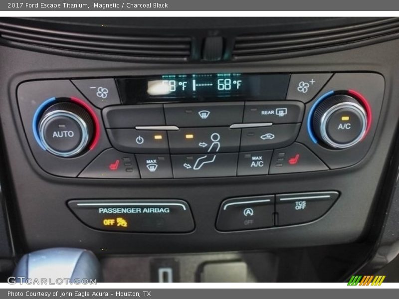 Magnetic / Charcoal Black 2017 Ford Escape Titanium