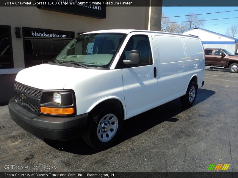 Summit White / Medium Pewter 2014 Chevrolet Express 1500 Cargo WT