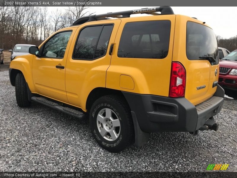 Solar Yellow / Steel/Graphite 2007 Nissan Xterra S 4x4