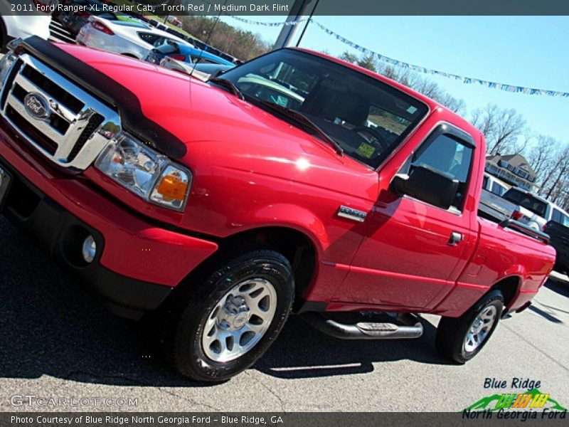 Torch Red / Medium Dark Flint 2011 Ford Ranger XL Regular Cab