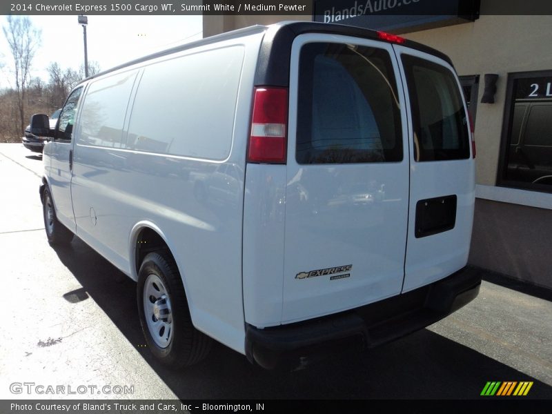 Summit White / Medium Pewter 2014 Chevrolet Express 1500 Cargo WT