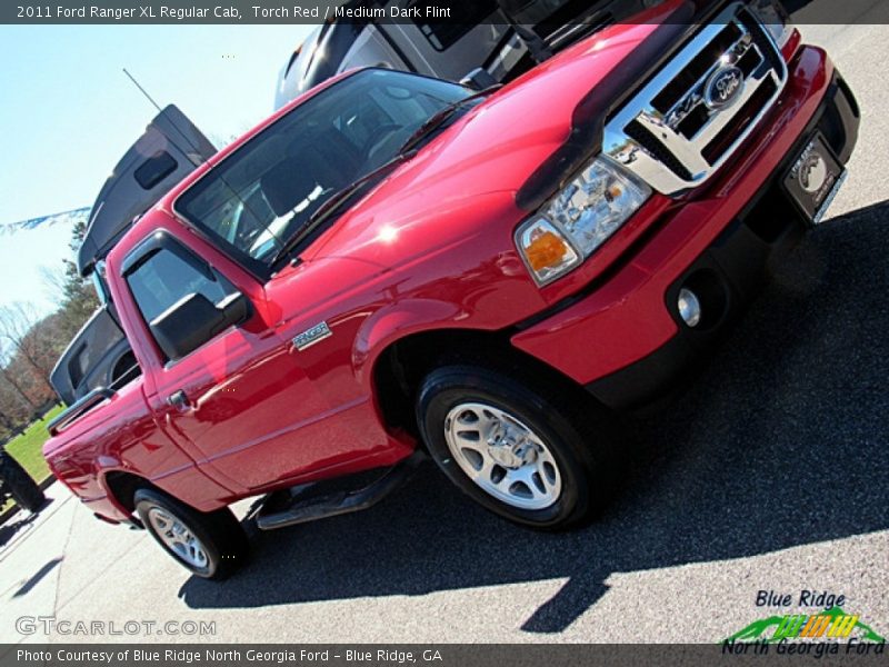 Torch Red / Medium Dark Flint 2011 Ford Ranger XL Regular Cab