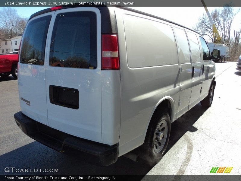 Summit White / Medium Pewter 2014 Chevrolet Express 1500 Cargo WT