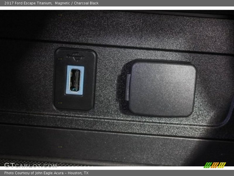 Magnetic / Charcoal Black 2017 Ford Escape Titanium