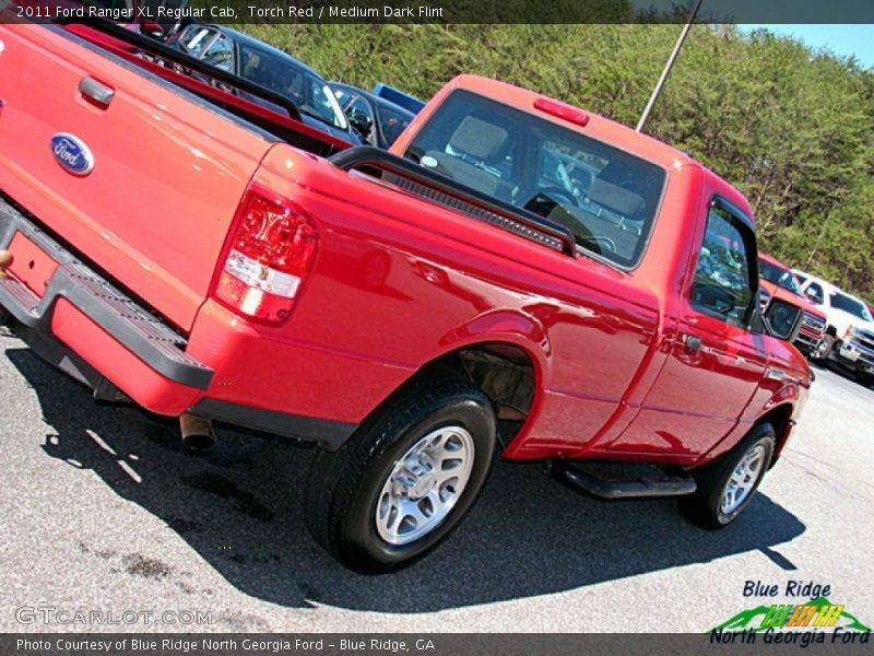Torch Red / Medium Dark Flint 2011 Ford Ranger XL Regular Cab