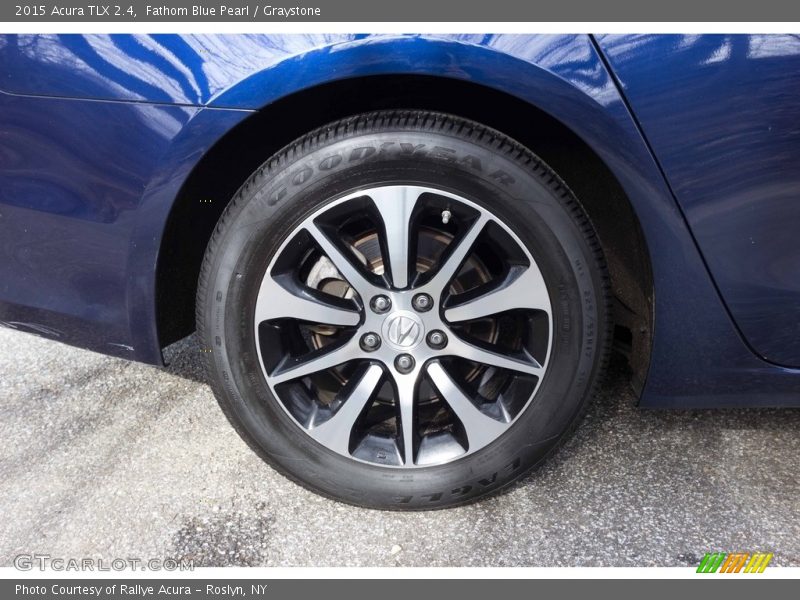 Fathom Blue Pearl / Graystone 2015 Acura TLX 2.4