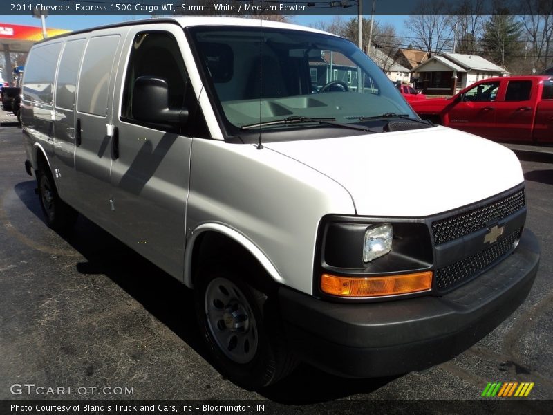 Summit White / Medium Pewter 2014 Chevrolet Express 1500 Cargo WT