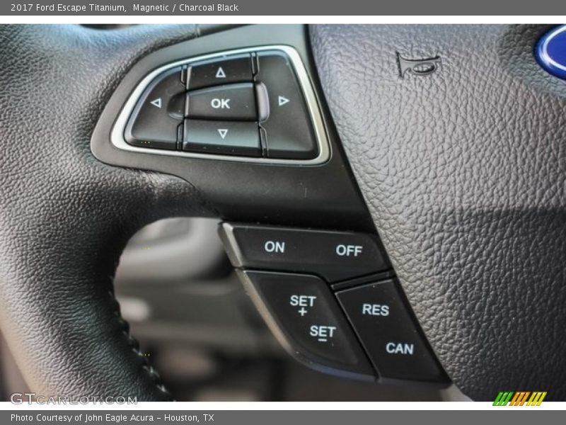 Magnetic / Charcoal Black 2017 Ford Escape Titanium