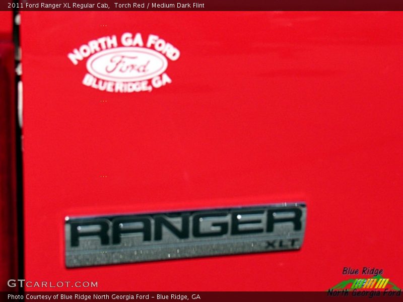 Torch Red / Medium Dark Flint 2011 Ford Ranger XL Regular Cab