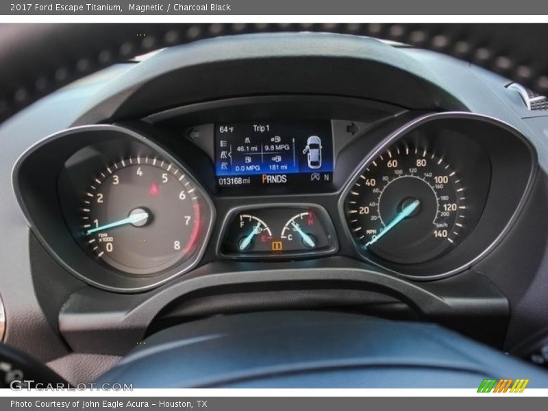 Magnetic / Charcoal Black 2017 Ford Escape Titanium