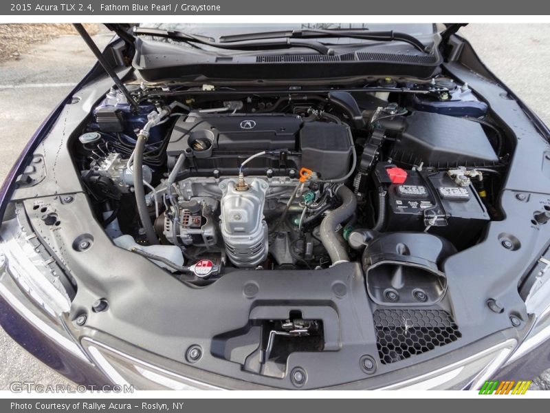 Fathom Blue Pearl / Graystone 2015 Acura TLX 2.4