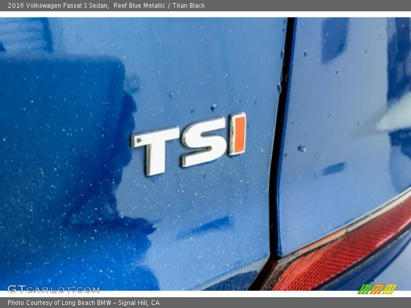 Reef Blue Metallic / Titan Black 2016 Volkswagen Passat S Sedan