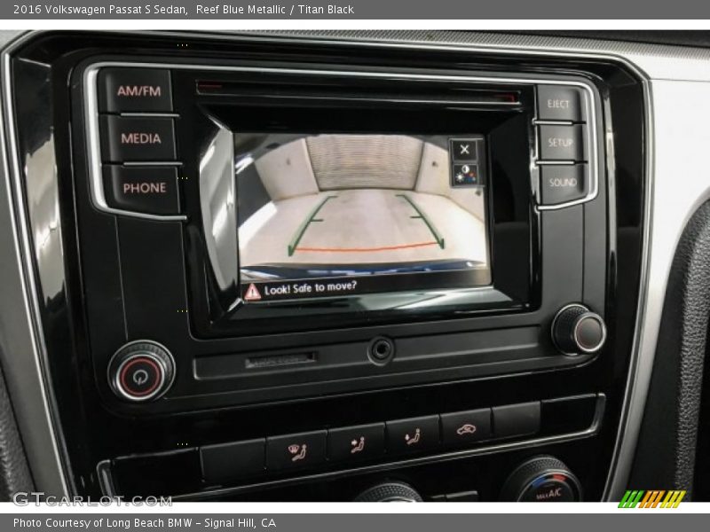 Reef Blue Metallic / Titan Black 2016 Volkswagen Passat S Sedan