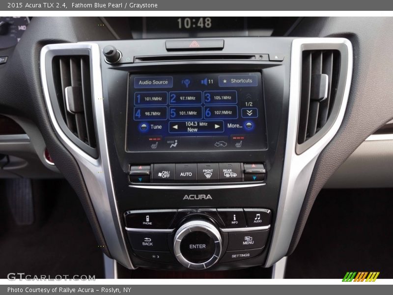 Fathom Blue Pearl / Graystone 2015 Acura TLX 2.4