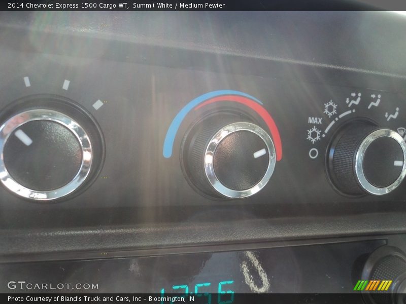 Summit White / Medium Pewter 2014 Chevrolet Express 1500 Cargo WT