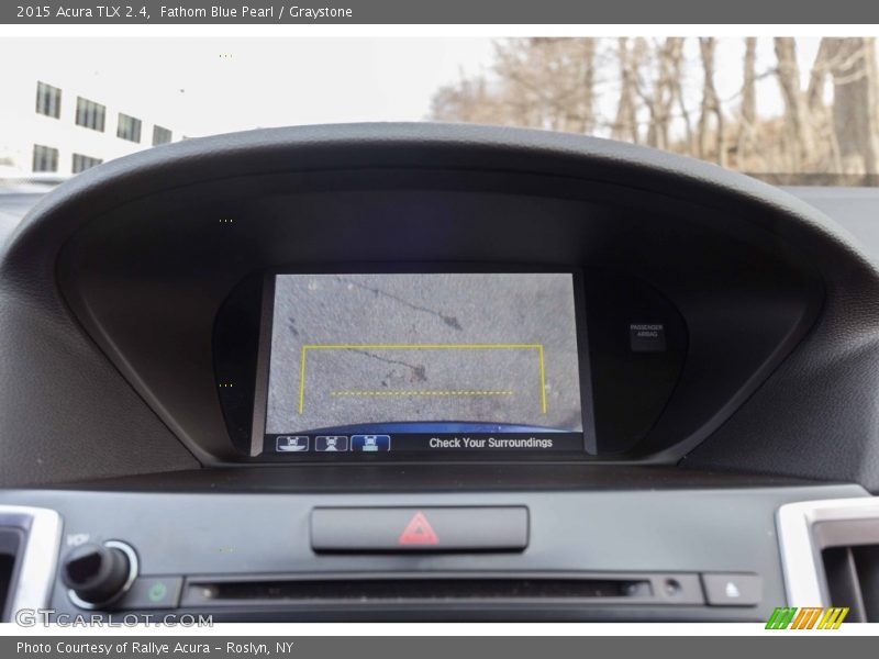 Fathom Blue Pearl / Graystone 2015 Acura TLX 2.4