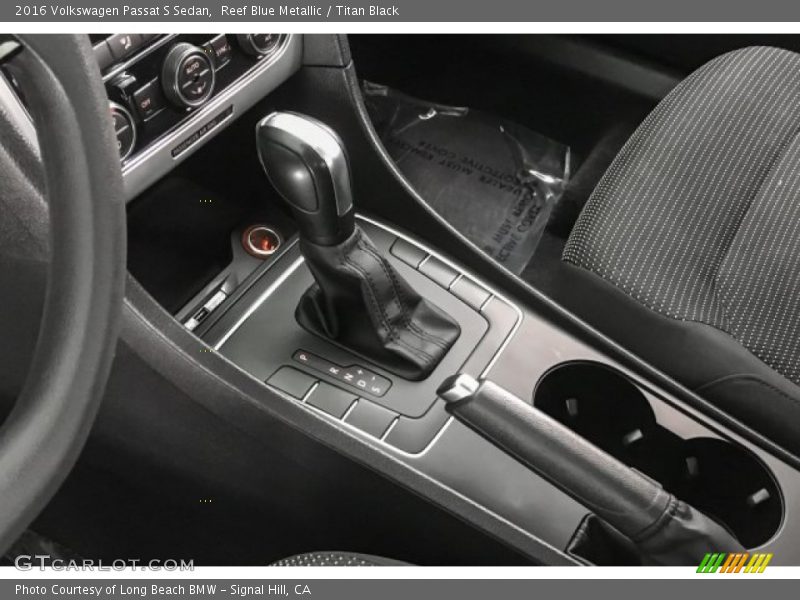 Reef Blue Metallic / Titan Black 2016 Volkswagen Passat S Sedan