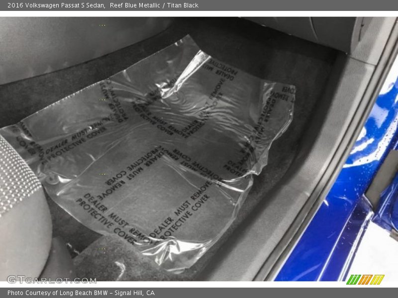 Reef Blue Metallic / Titan Black 2016 Volkswagen Passat S Sedan