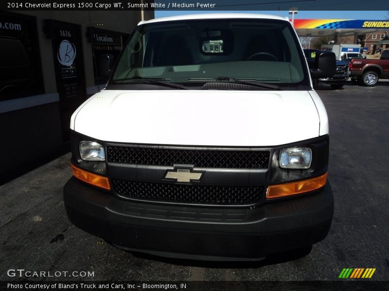 Summit White / Medium Pewter 2014 Chevrolet Express 1500 Cargo WT