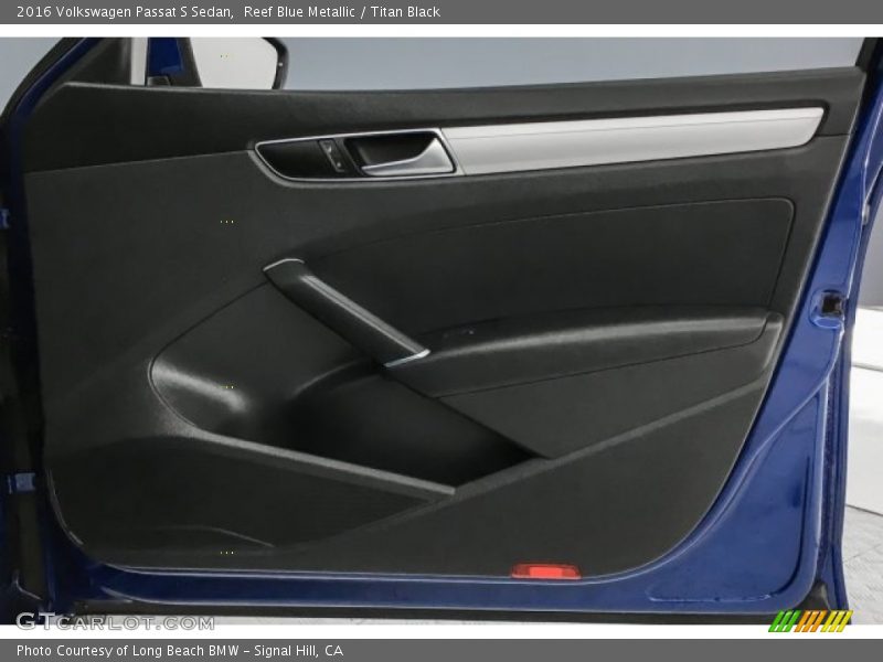 Reef Blue Metallic / Titan Black 2016 Volkswagen Passat S Sedan