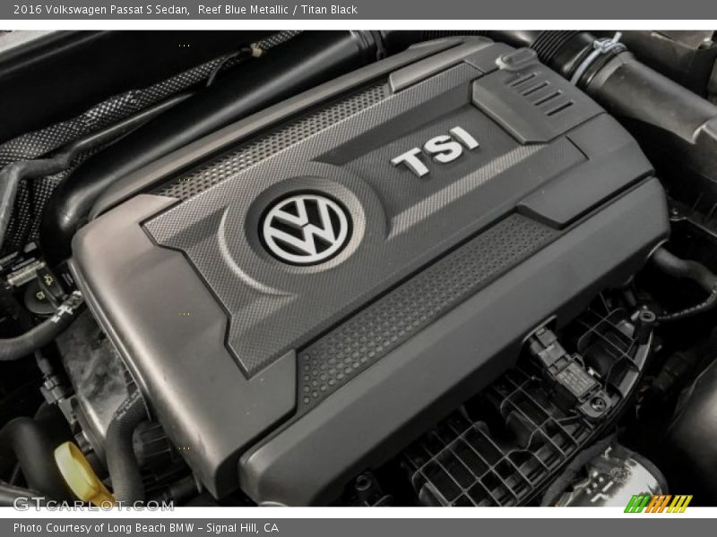 Reef Blue Metallic / Titan Black 2016 Volkswagen Passat S Sedan