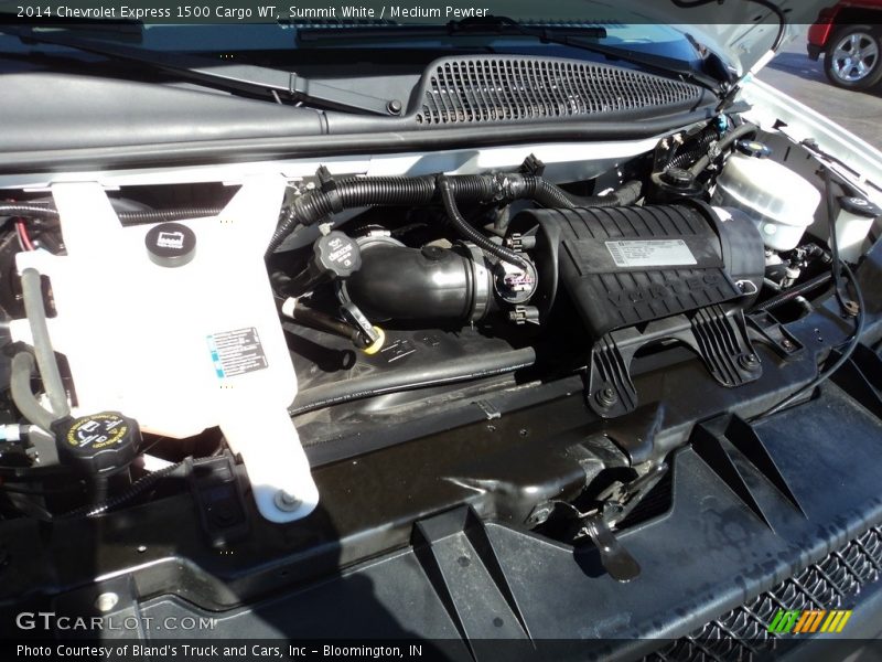 Summit White / Medium Pewter 2014 Chevrolet Express 1500 Cargo WT