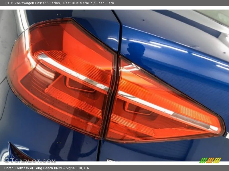 Reef Blue Metallic / Titan Black 2016 Volkswagen Passat S Sedan