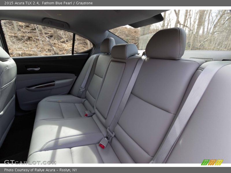 Fathom Blue Pearl / Graystone 2015 Acura TLX 2.4