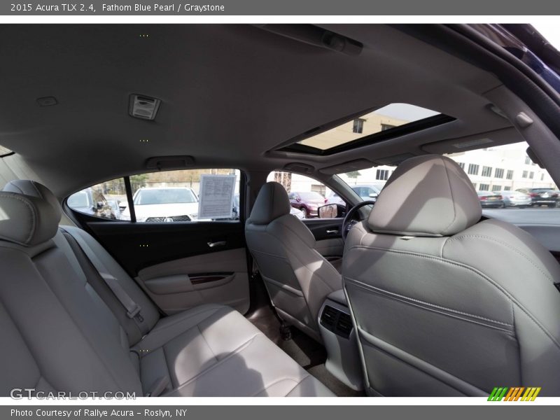Fathom Blue Pearl / Graystone 2015 Acura TLX 2.4