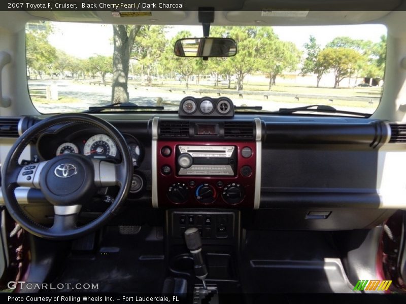Black Cherry Pearl / Dark Charcoal 2007 Toyota FJ Cruiser