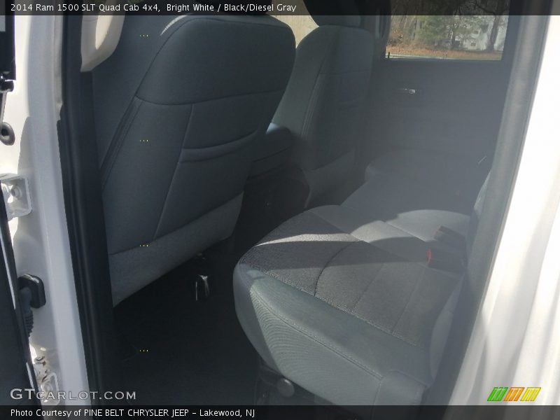 Bright White / Black/Diesel Gray 2014 Ram 1500 SLT Quad Cab 4x4
