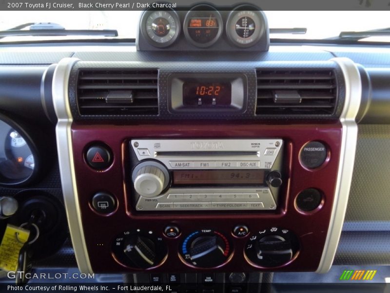 Black Cherry Pearl / Dark Charcoal 2007 Toyota FJ Cruiser