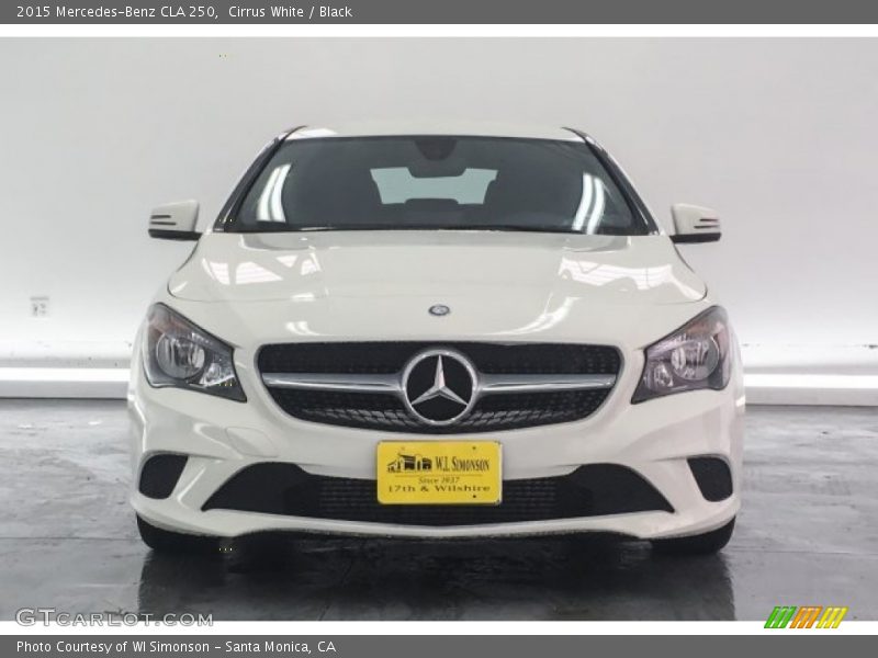 Cirrus White / Black 2015 Mercedes-Benz CLA 250