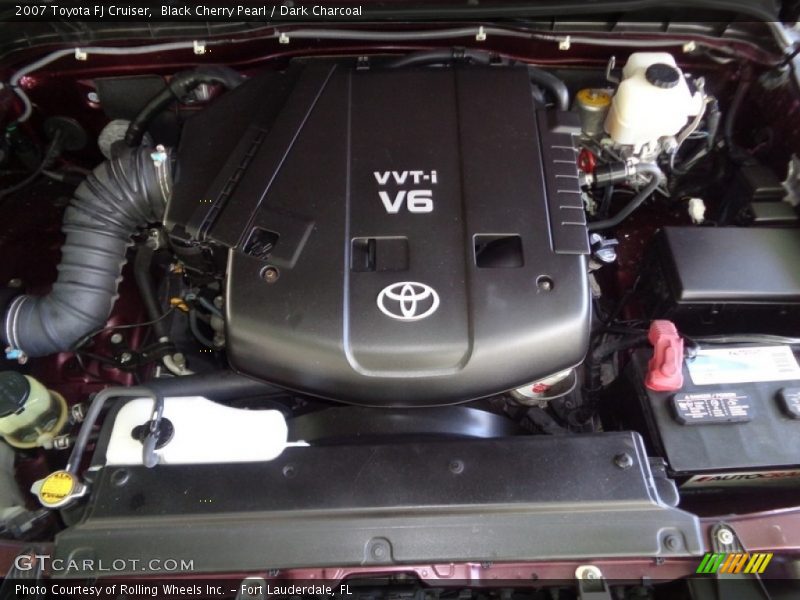 Black Cherry Pearl / Dark Charcoal 2007 Toyota FJ Cruiser