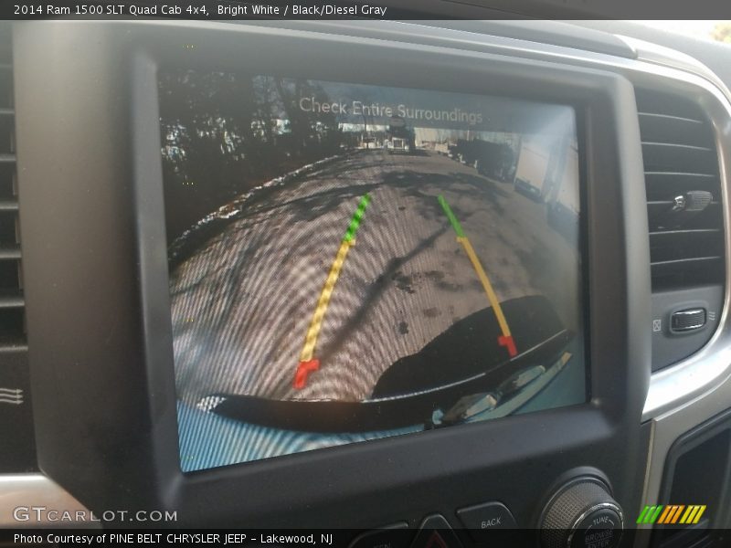 Bright White / Black/Diesel Gray 2014 Ram 1500 SLT Quad Cab 4x4